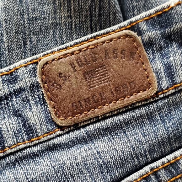 U.S. Polo Assn. Blue Straight Jeans Size 9/10 Juniors - Picture 8 of 10